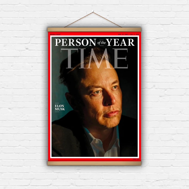 Elon Musk Time Magazine Cover Canvas | Merchelon.com