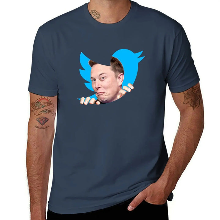 Elon Musk Twitter Sticker & T-Shirt | Merchelon.com