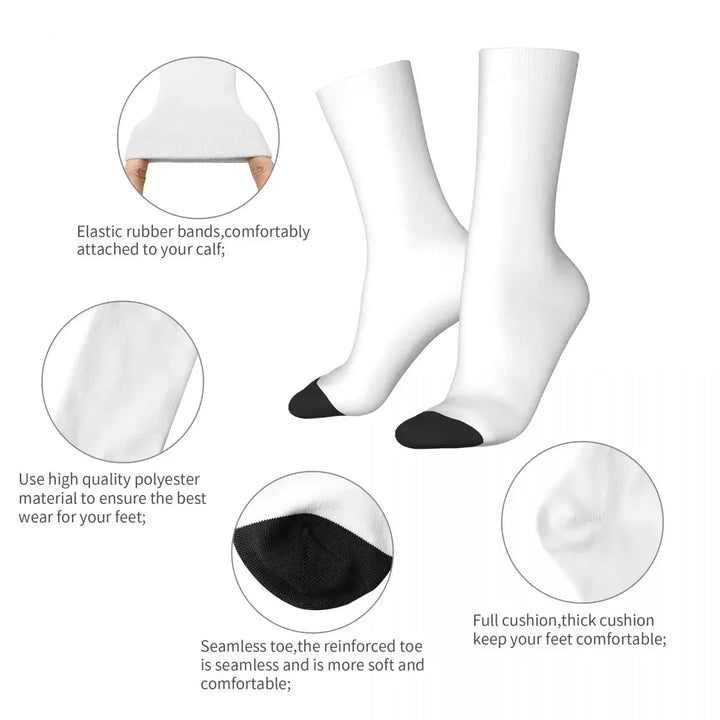 Elon Musk Face Crew Socks | Merchelon.com