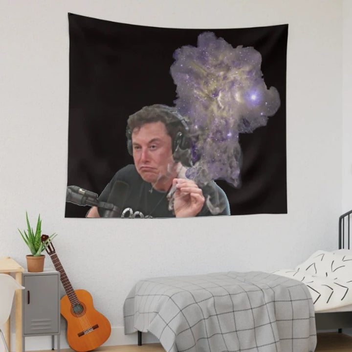 Funny Elon Tapestry