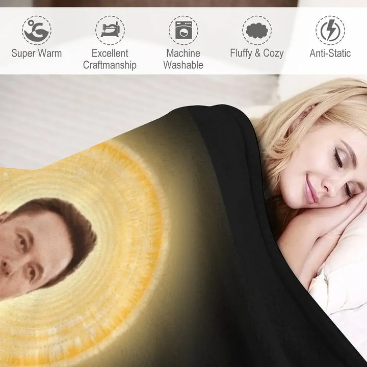 Elon Musk as Jesus Throw Blanket