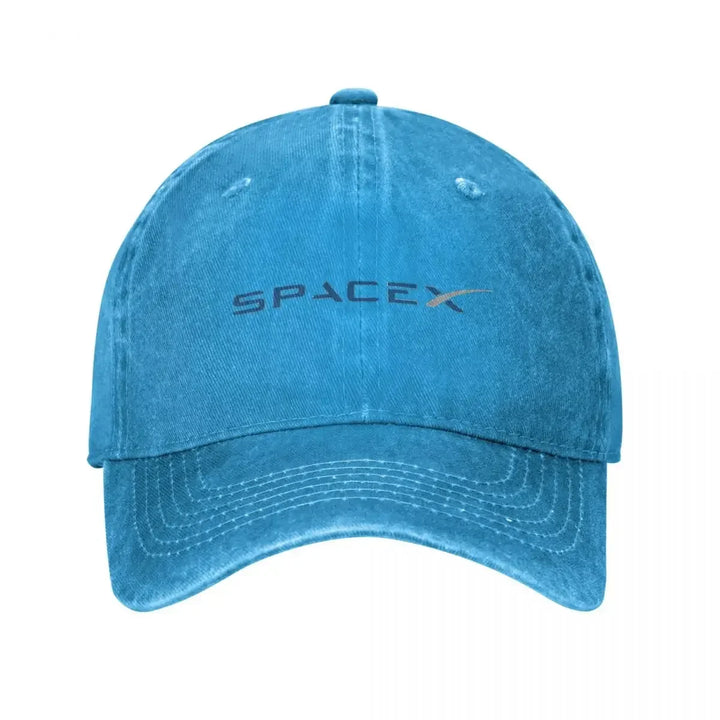 Washed Denim SpaceX Baseball Cap | Merchelon.com