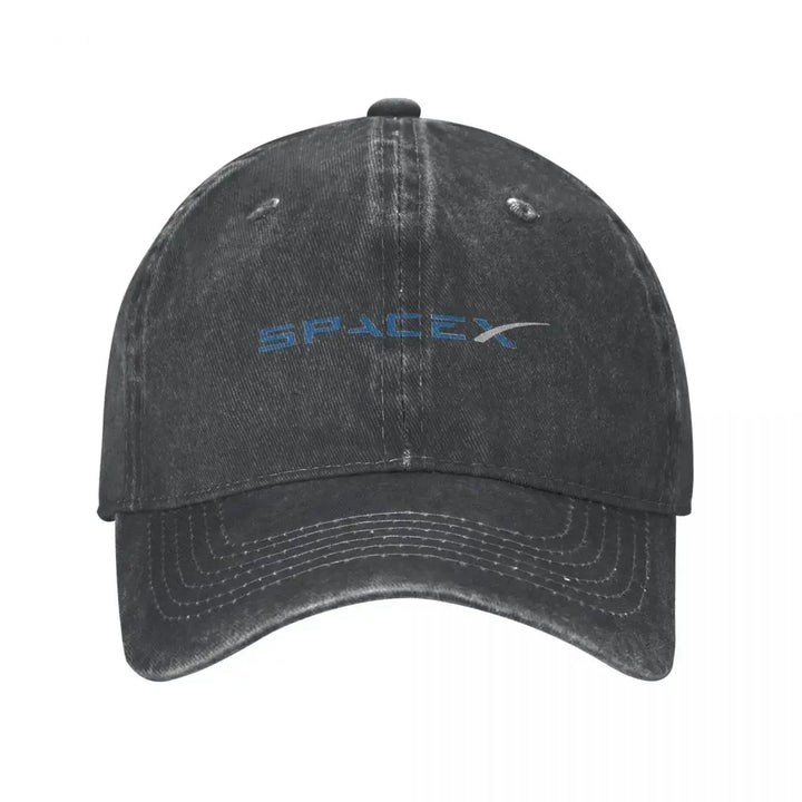 Washed Denim SpaceX Baseball Cap | Merchelon.com