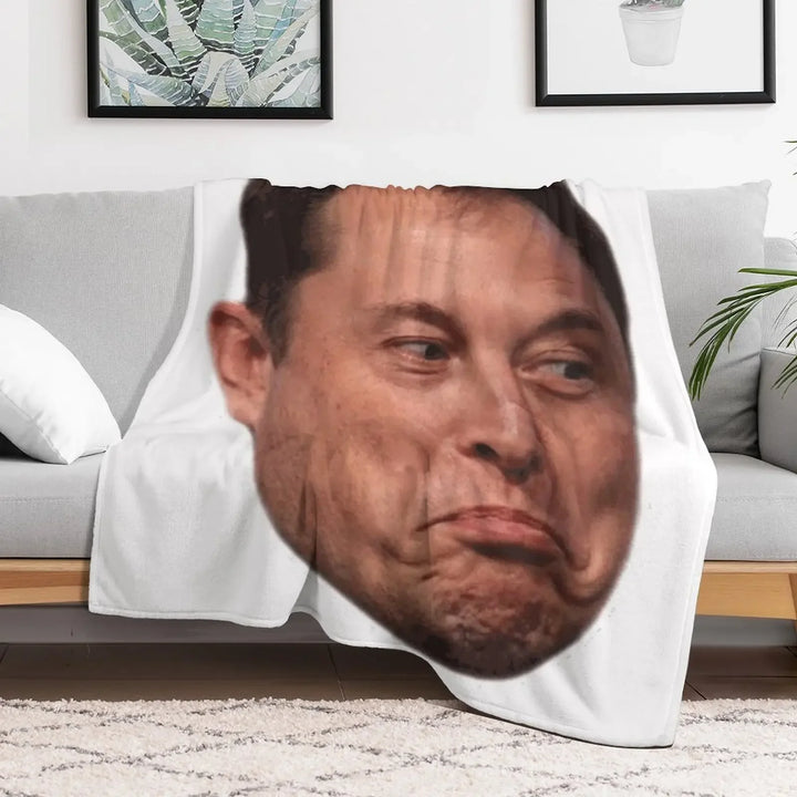 Elon Musk Throw Blanket