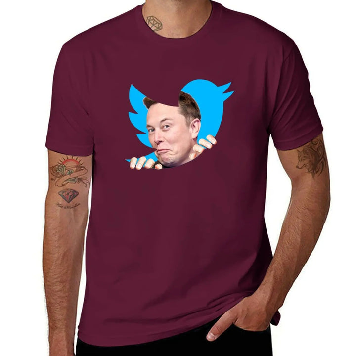 Elon Musk Twitter Sticker & T-Shirt | Merchelon.com