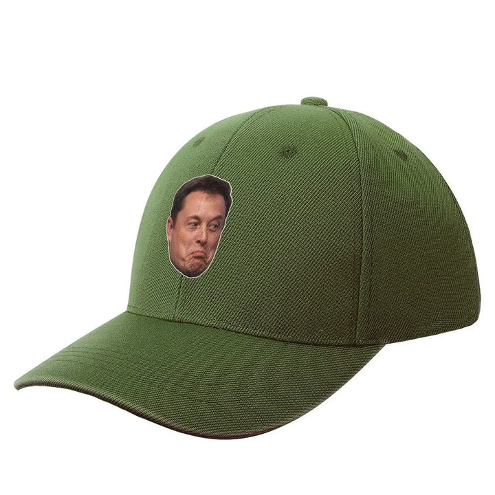 Buy Hilarious Elon Musk Face Baseball Cap | Merchelon.com