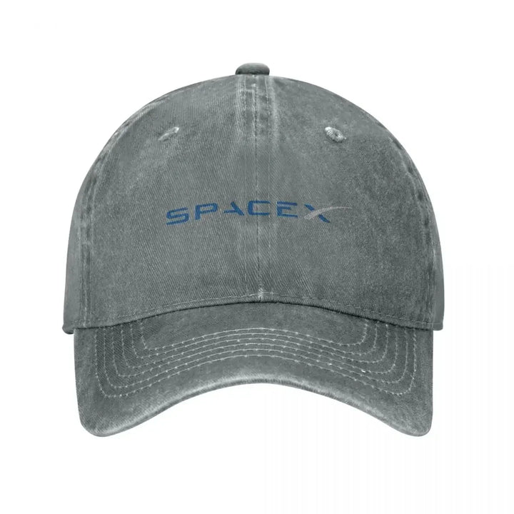 Washed Denim SpaceX Baseball Cap | Merchelon.com