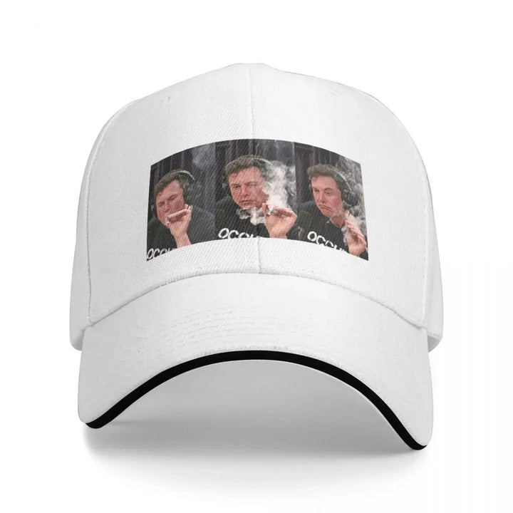 Elon Musk Smoking Weed Bucket Hat - Unisex Cap | Merchelon