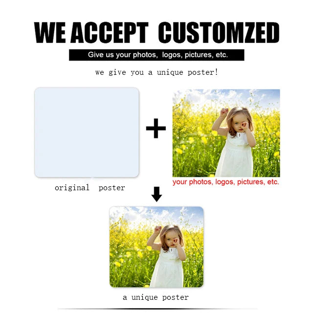 We Accept Customized