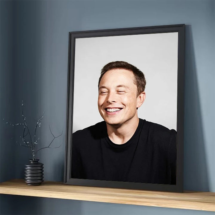 Elon Musk Canvas Poster - Wall Art for Bedroom | Merchelon