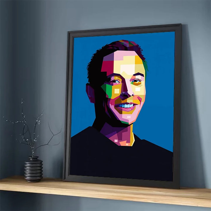 Elon Musk Canvas Wall Art - Home & Room Decor | Merchelon