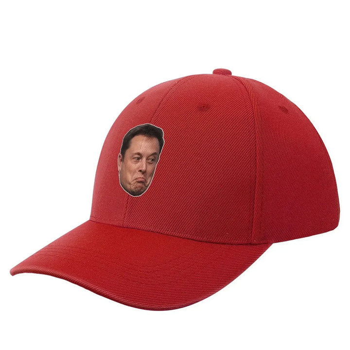 Buy Hilarious Elon Musk Face Baseball Cap | Merchelon.com