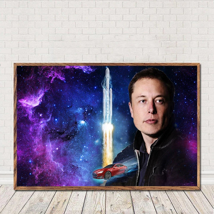 Buy Inspirational Elon Musk Art Poster | Merchelon.com