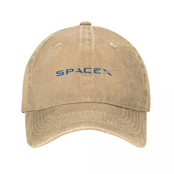 Washed Denim SpaceX Baseball Cap | Merchelon.com