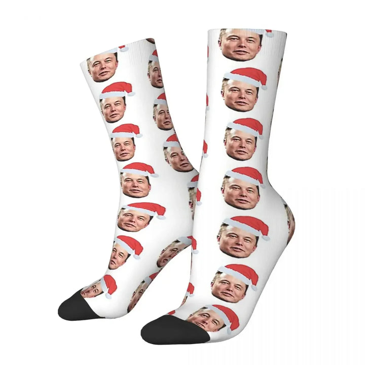 Elon Musk Harajuku Socks - Sweat-Absorbing & Comfy