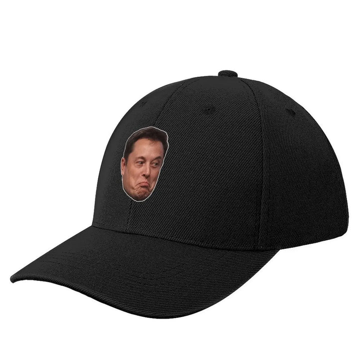 Buy Hilarious Elon Musk Face Baseball Cap | Merchelon.com