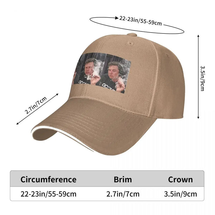 Elon Musk Smoking Weed Bucket Hat - Unisex Cap | Merchelon