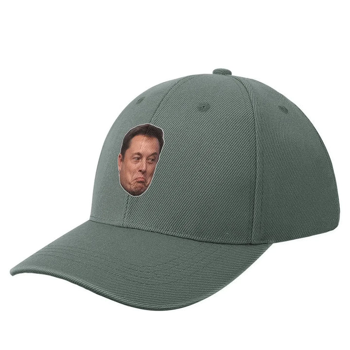 Buy Hilarious Elon Musk Face Baseball Cap | Merchelon.com