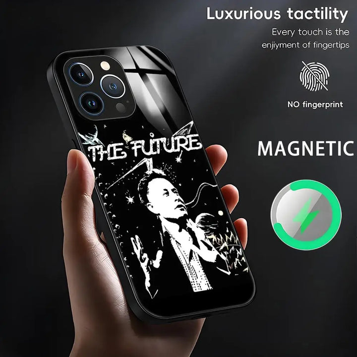 Buy ELON MUSK Magnetic Glass Phone Case | Merchelon.com