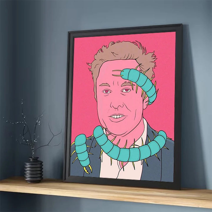 Buy Elon Musk Canvas Poster | Merchelon.com