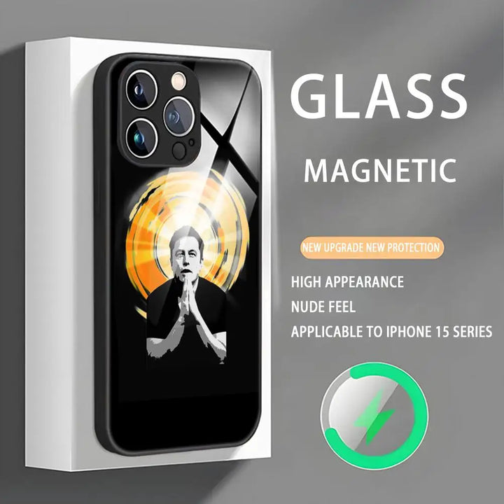 Buy ELON MUSK Magnetic Glass Phone Case | Merchelon.com