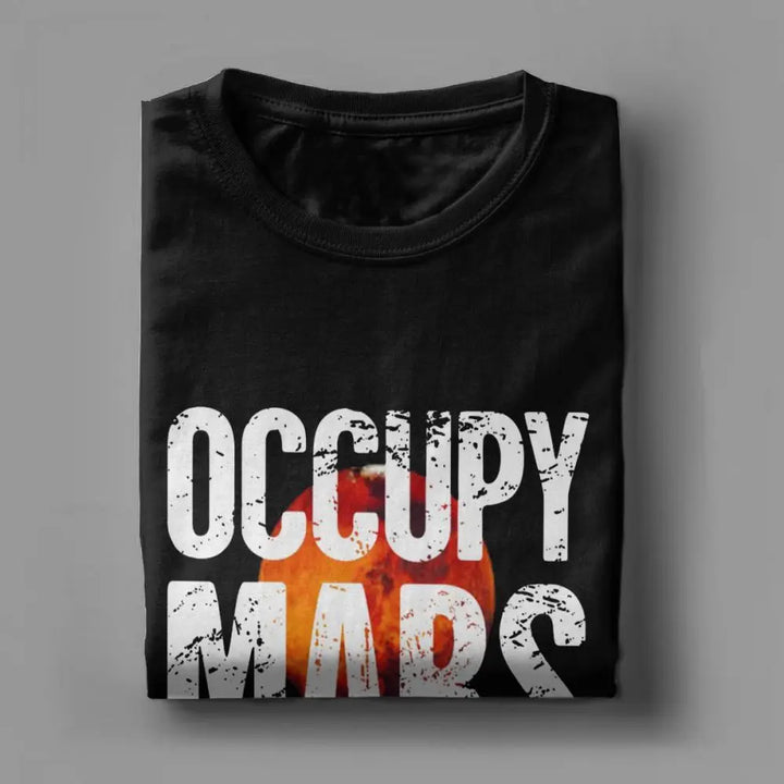 Occupy Mars T-Shirt – SpaceX Elon Musk Tee | Merchelon.com