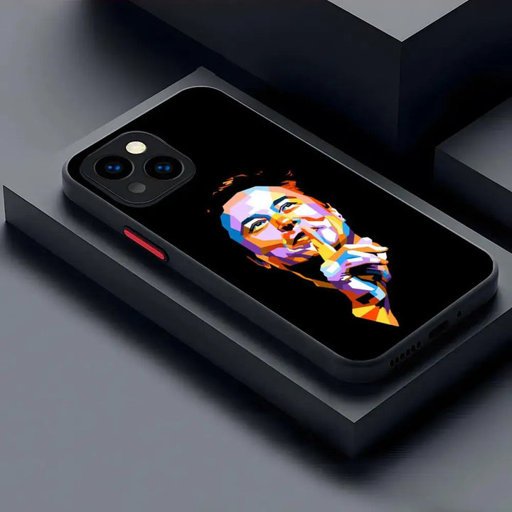 Elon Musk Matte Transparent Case | Merchelon.com