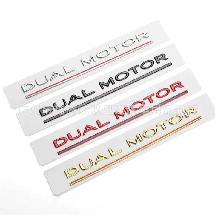 SpaceX Zinc Alloy Letter Emblem – Tesla Sticker – Merchelon