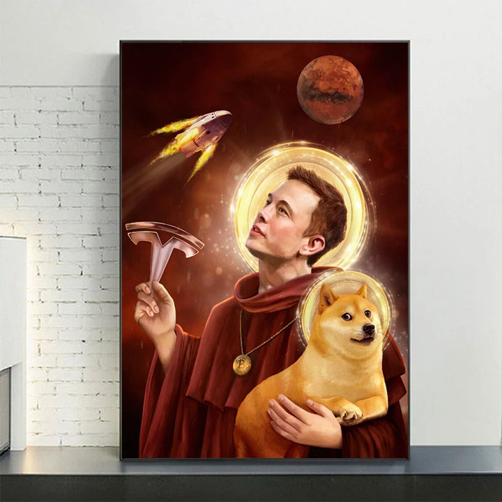 Buy Inspirational Elon Musk Art Poster | Merchelon.com