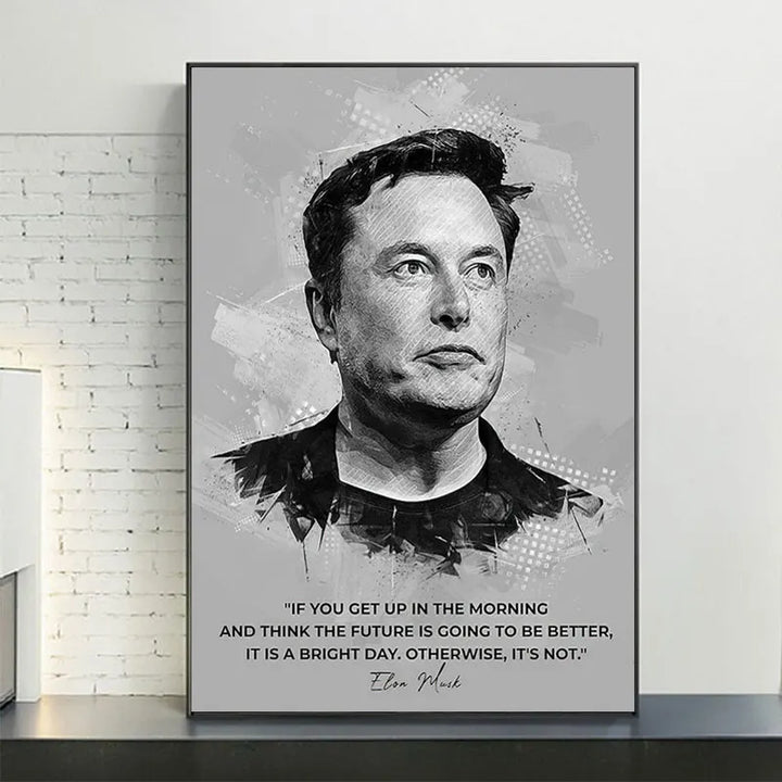 Buy Inspirational Elon Musk Art Poster | Merchelon.com