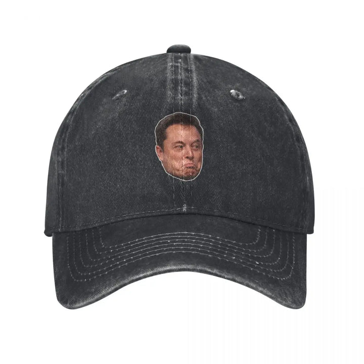 Buy Elon Musk Hilarious Face Baseball Cap | Merchelon.com