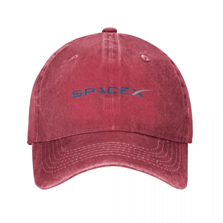 Washed Denim SpaceX Baseball Cap | Merchelon.com