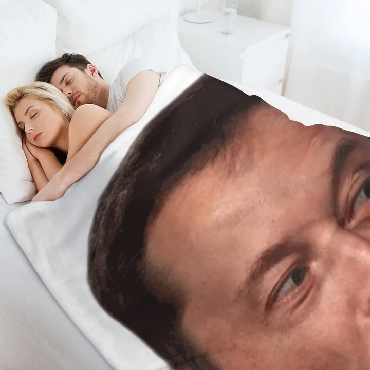 Elon Musk Throw Blanket