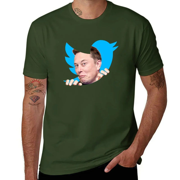 Elon Musk Twitter Sticker & T-Shirt | Merchelon.com