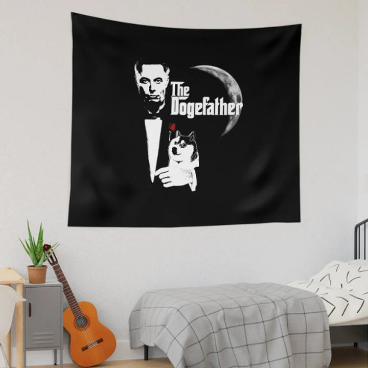 Funny Elon Tapestry
