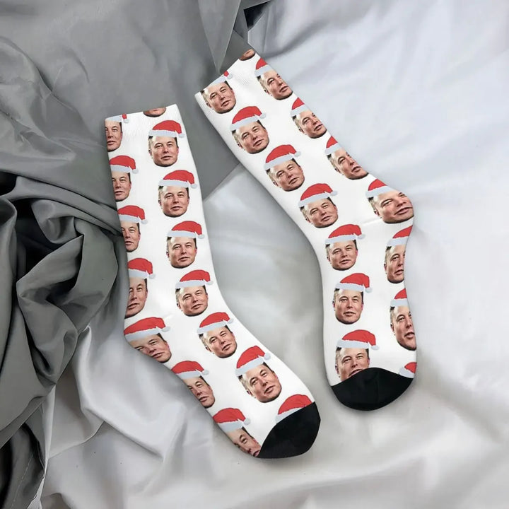 Elon Musk Harajuku Socks - Sweat-Absorbing & Comfy