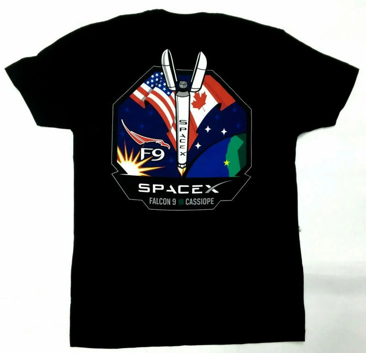 SpaceX Falcon 9 Cassiope T-Shirt – Elon Musk Cotton Tee